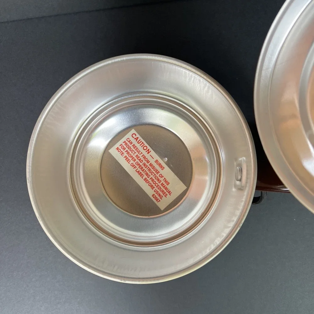 VTG Empire Travl Mate Pot 'n Pop 12V Saucepan NOS Complete Box +Receptacle